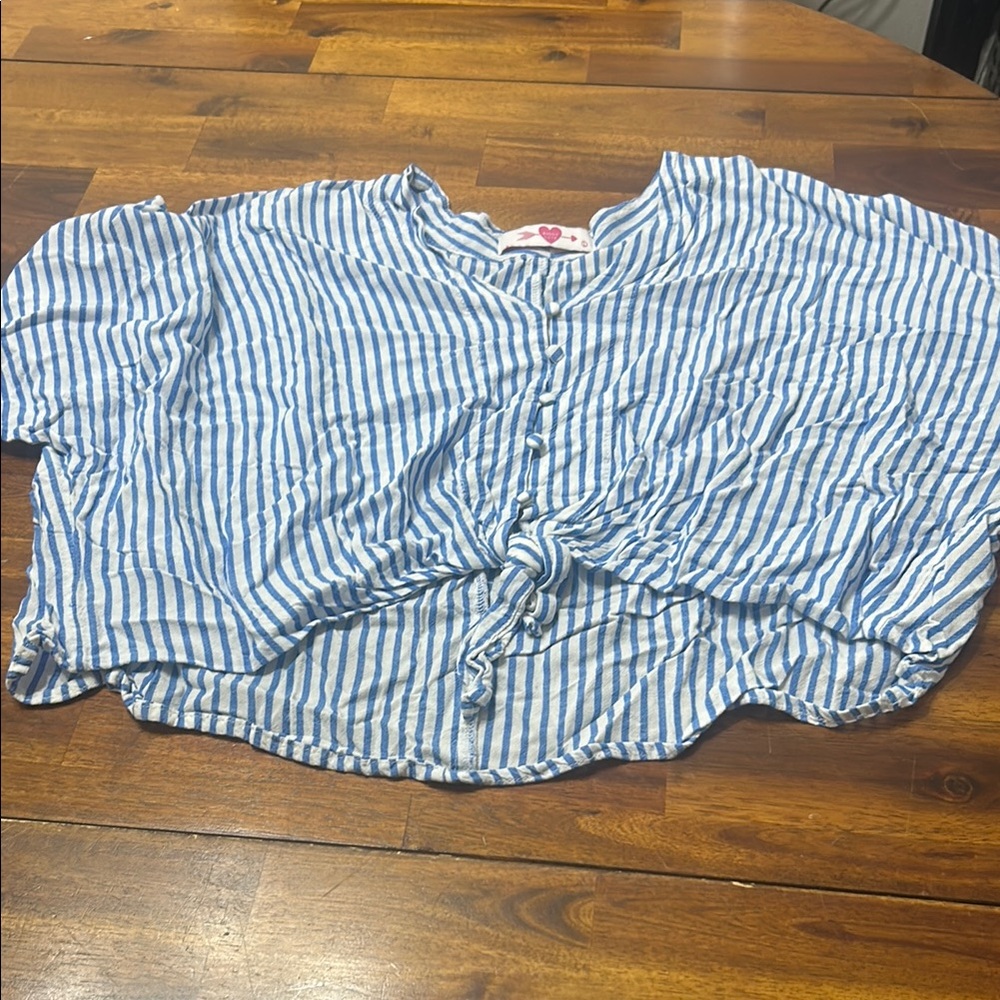 Striped crop top‎